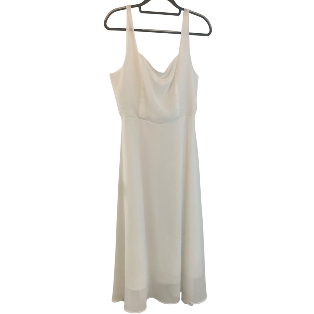 NEW large beautiful long white dress